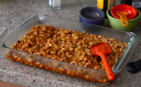 Finished Homemade Baked Beans