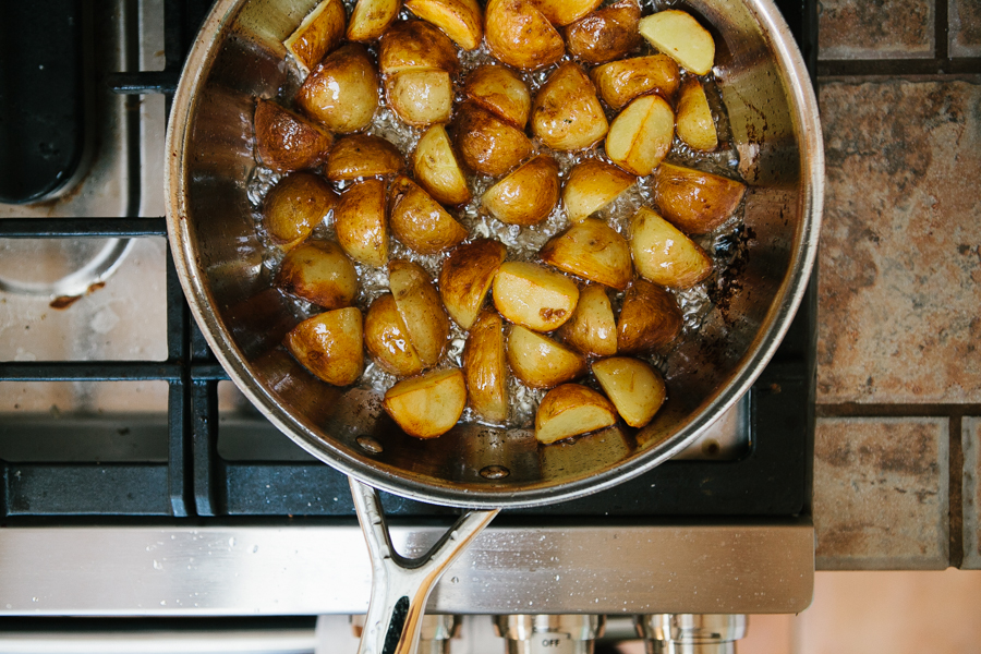 Fried potatoes