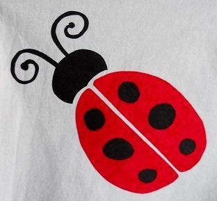 Ladybug Applique easy