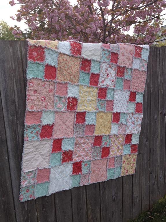 Layer Cake Rag Quilt FREE Pattern