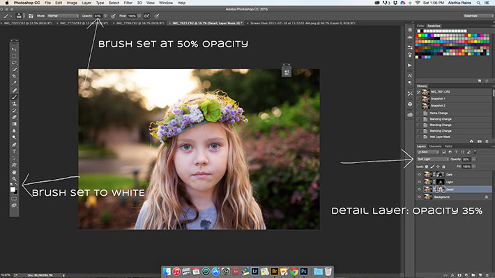 Using a New Action with Layers