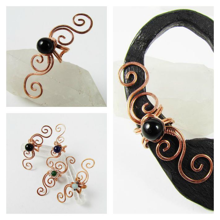 Swirly Ear Cuff Tutorial