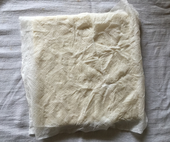 Cover Lumpia Wrappers with a damp paper towel