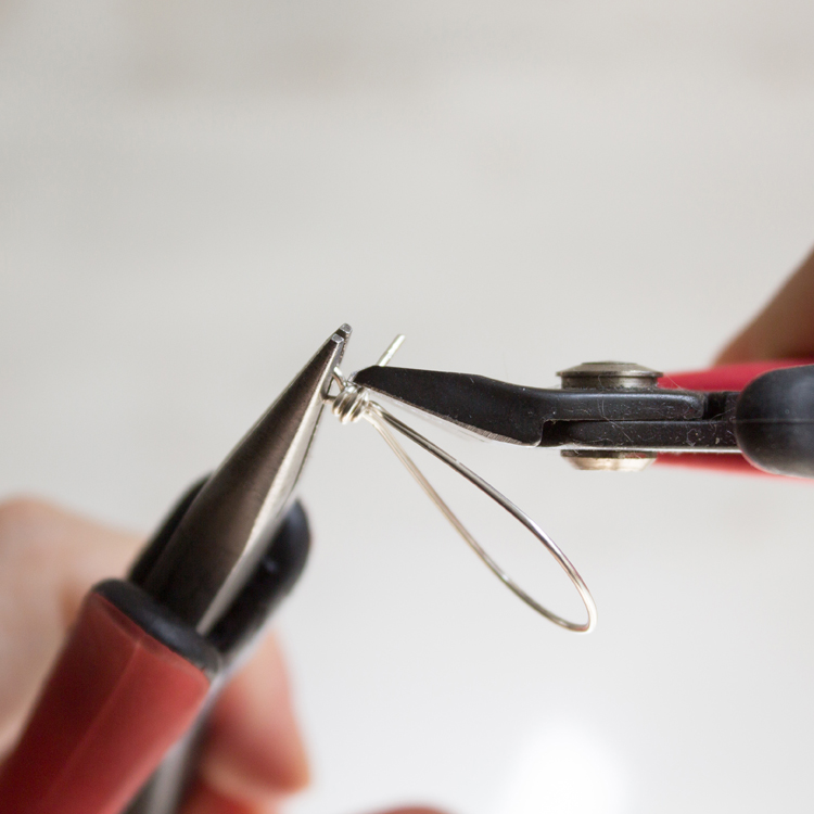 Trim off the excess portion of the wire