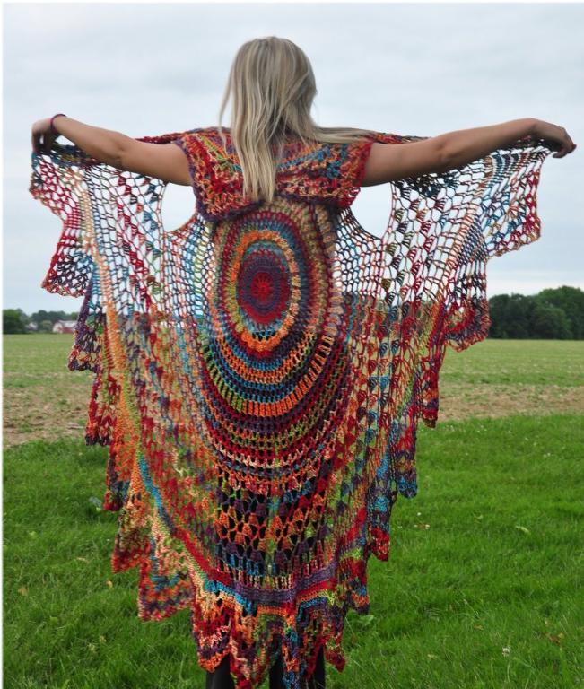 Boho Crochet Openwork Vest