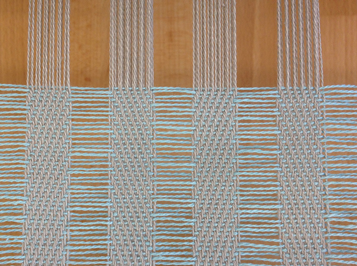 cram and space on the loom