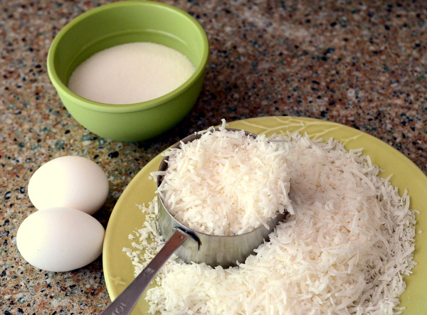 Coconut Macaroon Ingredients