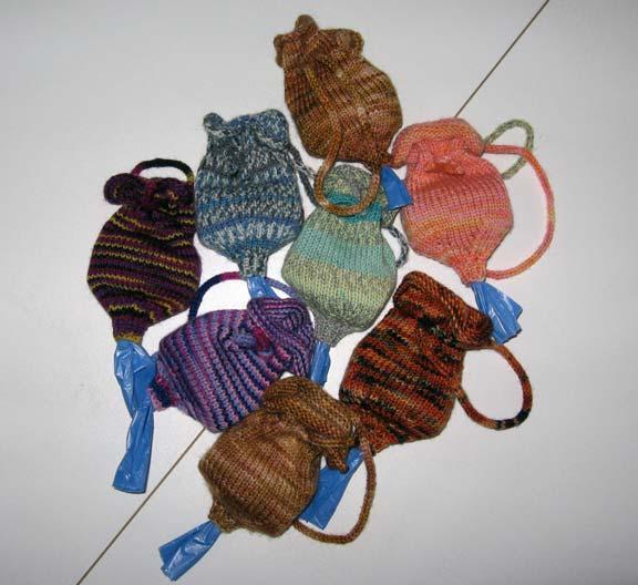Doggie Poo Tote Bags Knitting Pattern