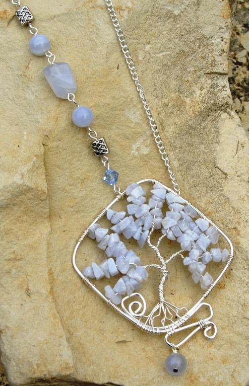 Blue lace agate tree of life by Bluprint user holly.ross.05