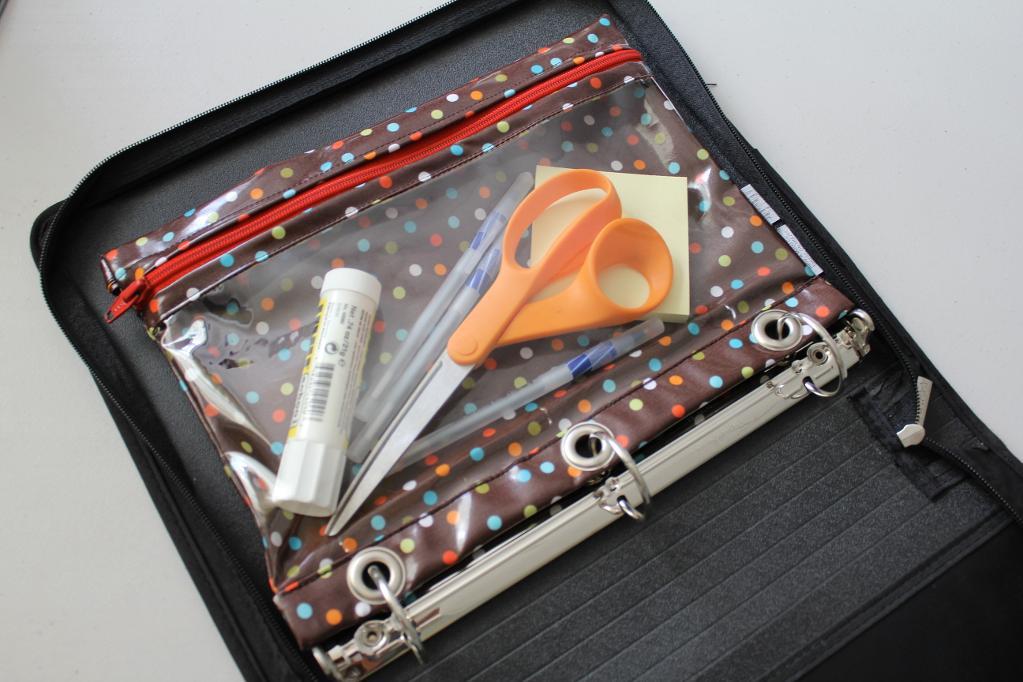 Binder Pencil Case Travel Bag Pattern