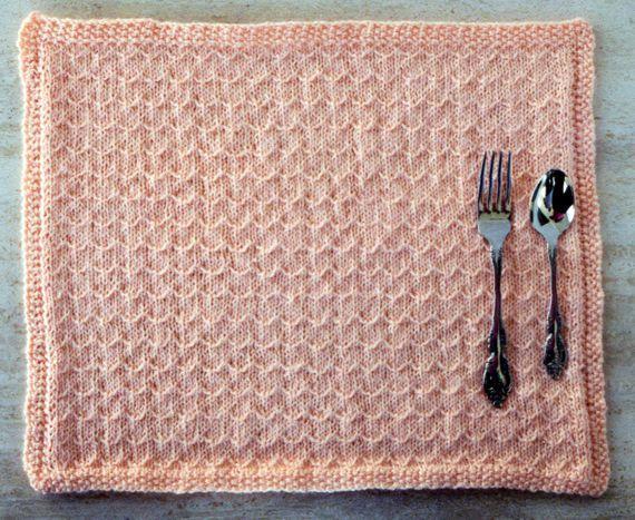 Spring Breeze Placemat Knitting Pattern