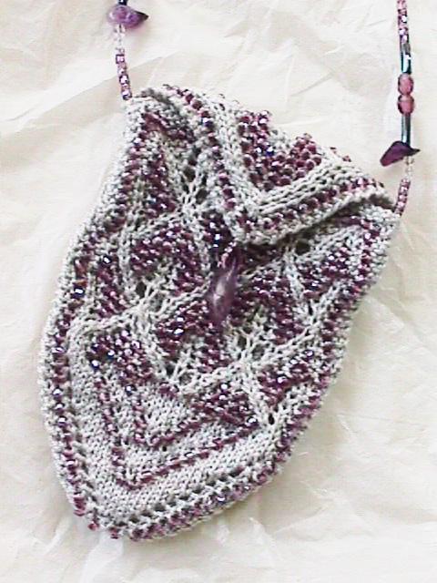 Lorna's Light Necklace Purse Knitting Pattern