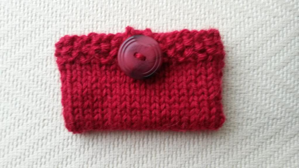 Gift Card Holder FREE Knitting Pattern