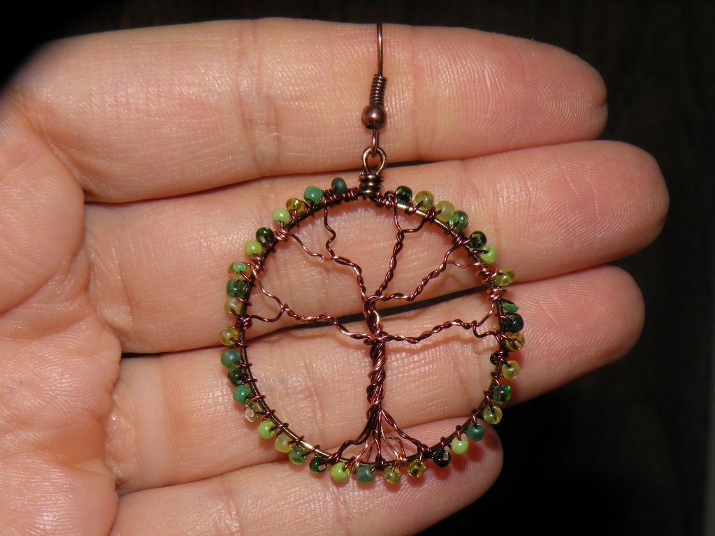 Tree of Life earring by Bluprint user Nadya K
