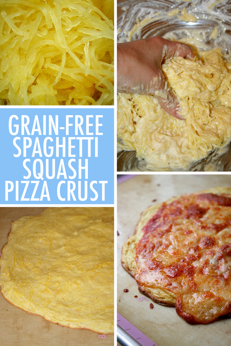 Grain-free spaghetti squash pizza crust