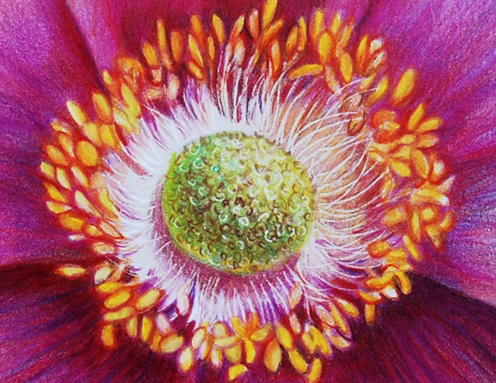 indenting of flower