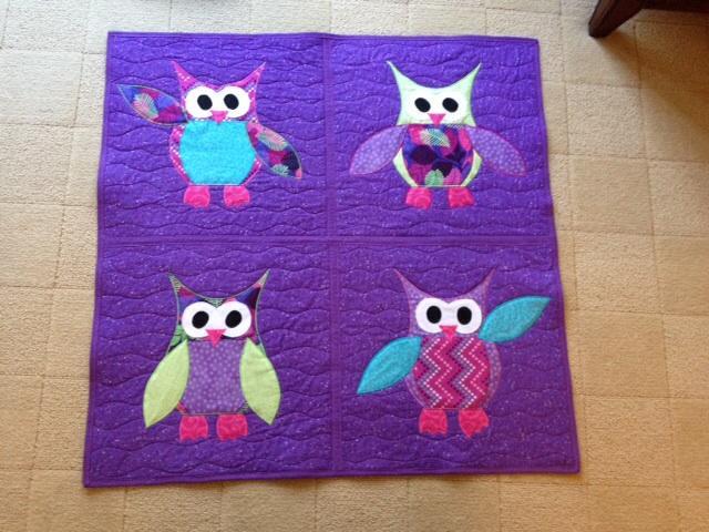owl baby quilt