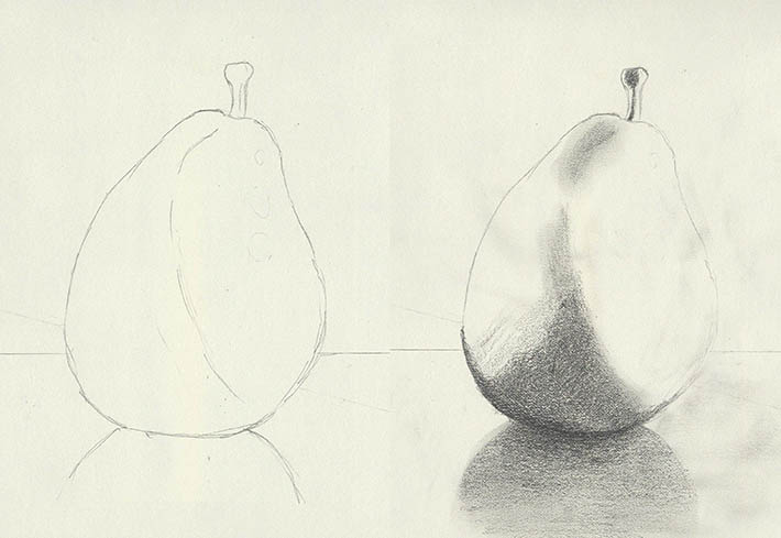 Pear shading
