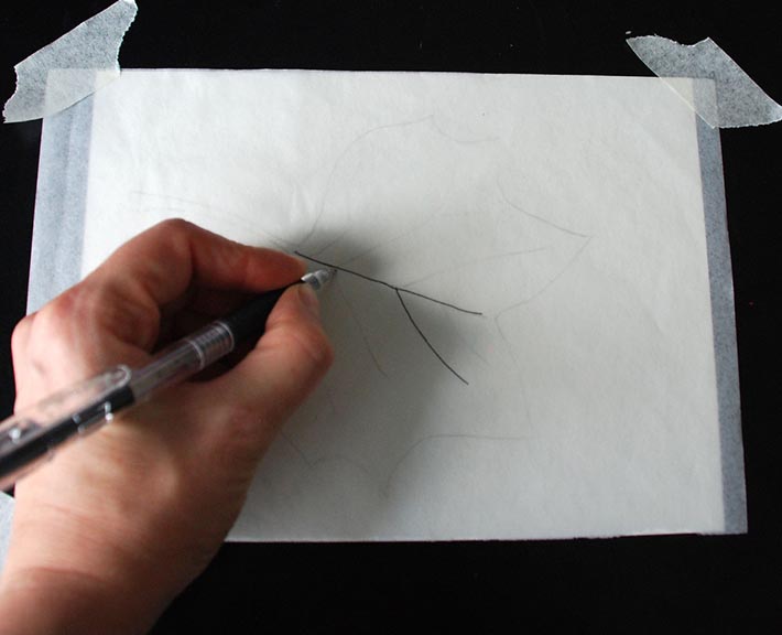 how to indent drawing paper