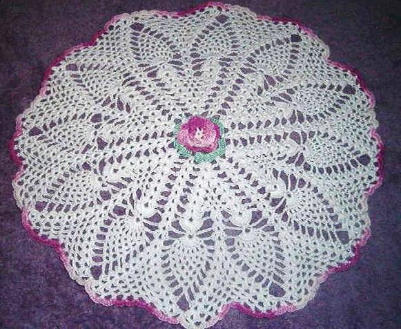 Pineapple Crochet Doily