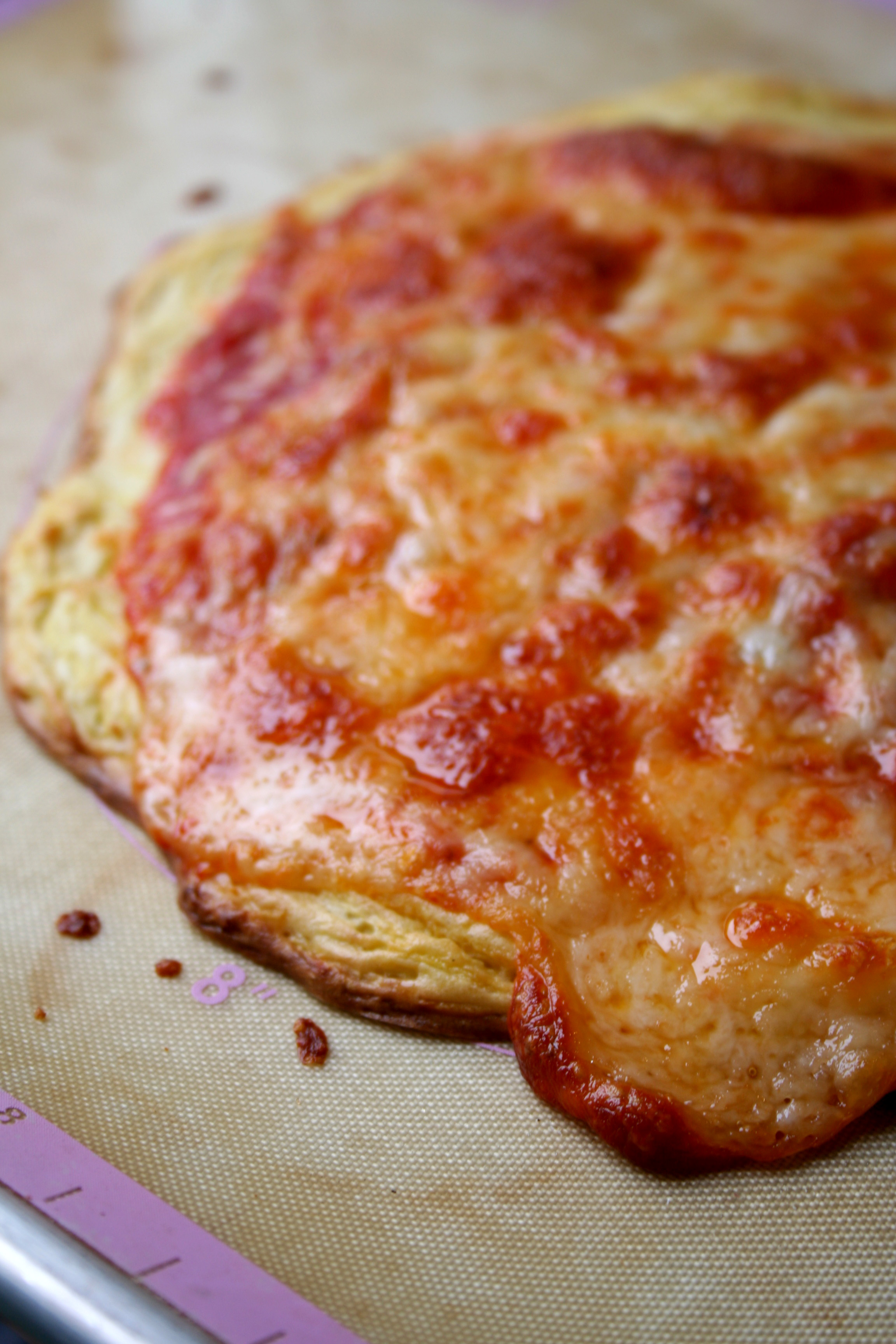 Squash crust just out of the oven