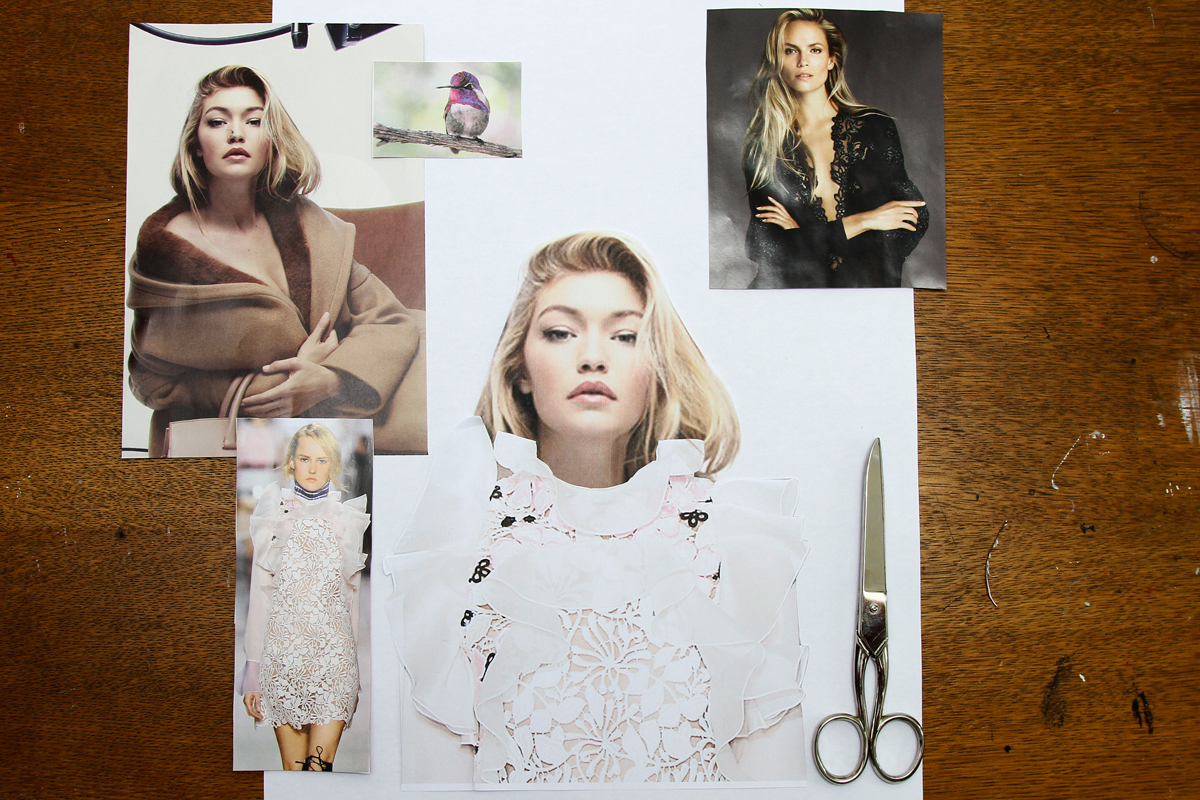Cutting Magazine Images