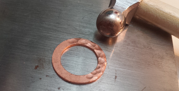small end hammered