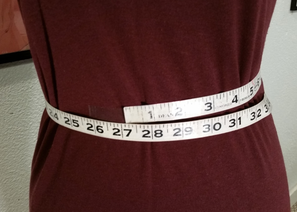 Measuring the waist
