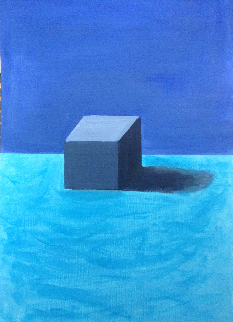 Cube in acrylic