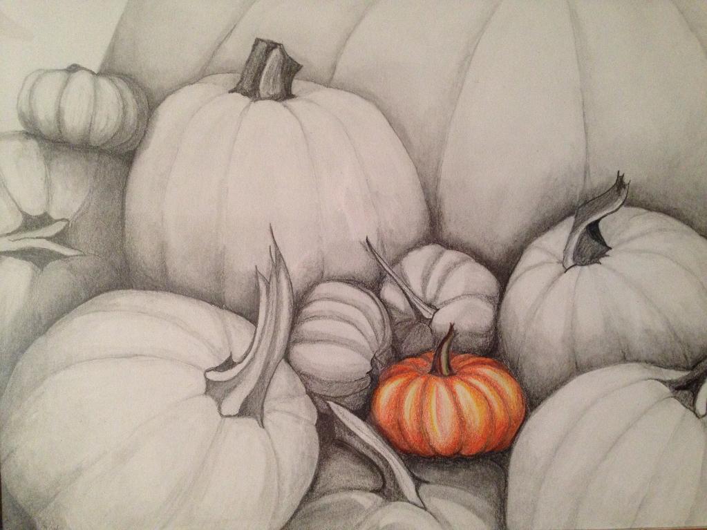Pumpkin drawing