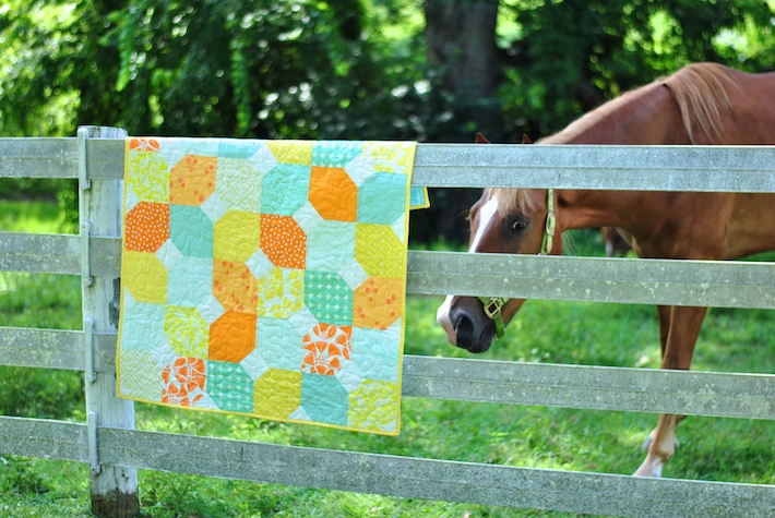 Citrus + Mint Free Baby Quilt Pattern