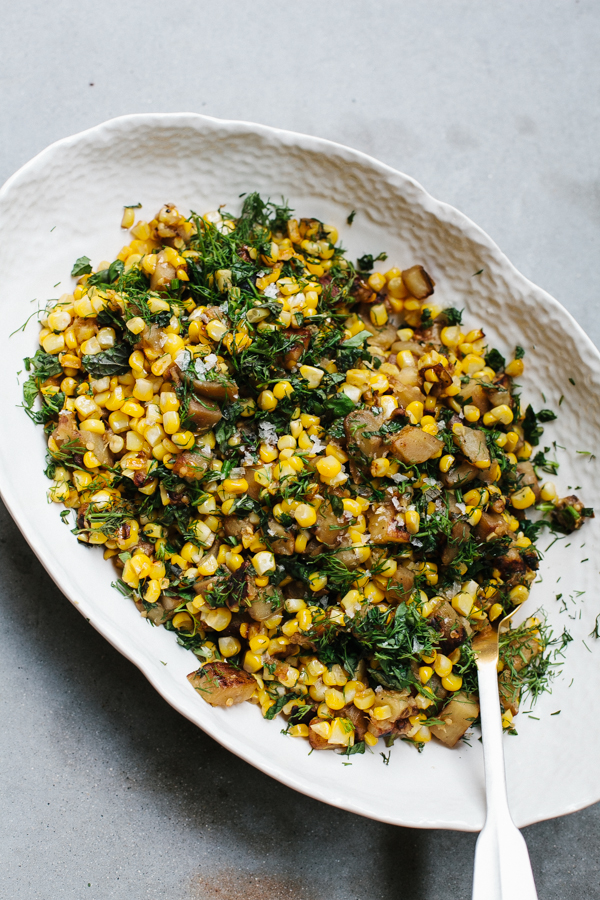 eggplant and corn saute recipe