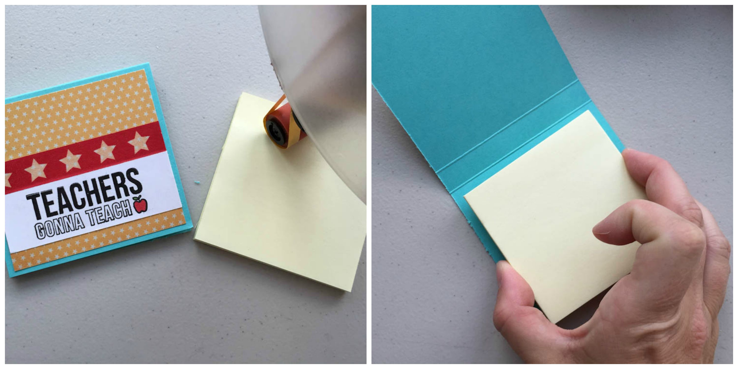 Securing the Post it Notes