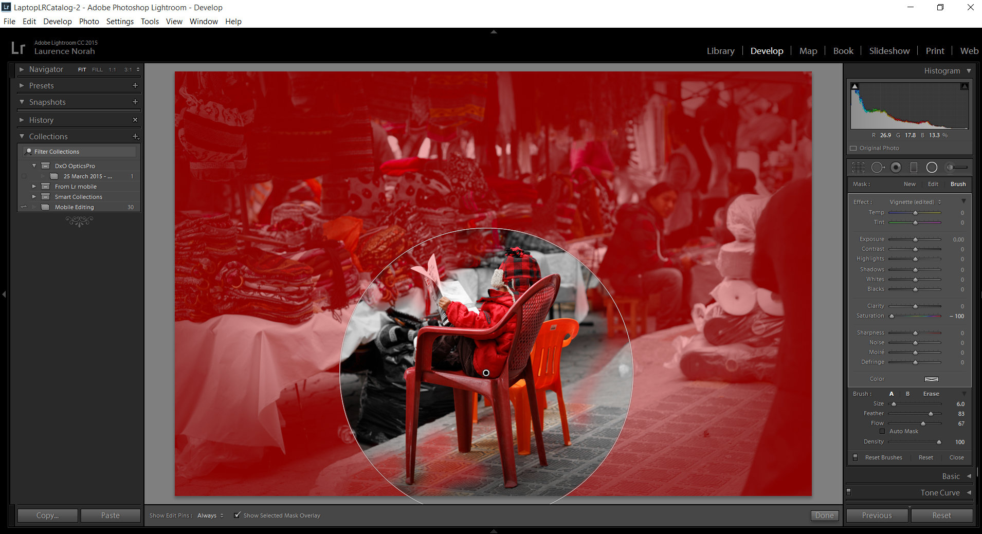Lightroom spot coloring boy in market 4jpg