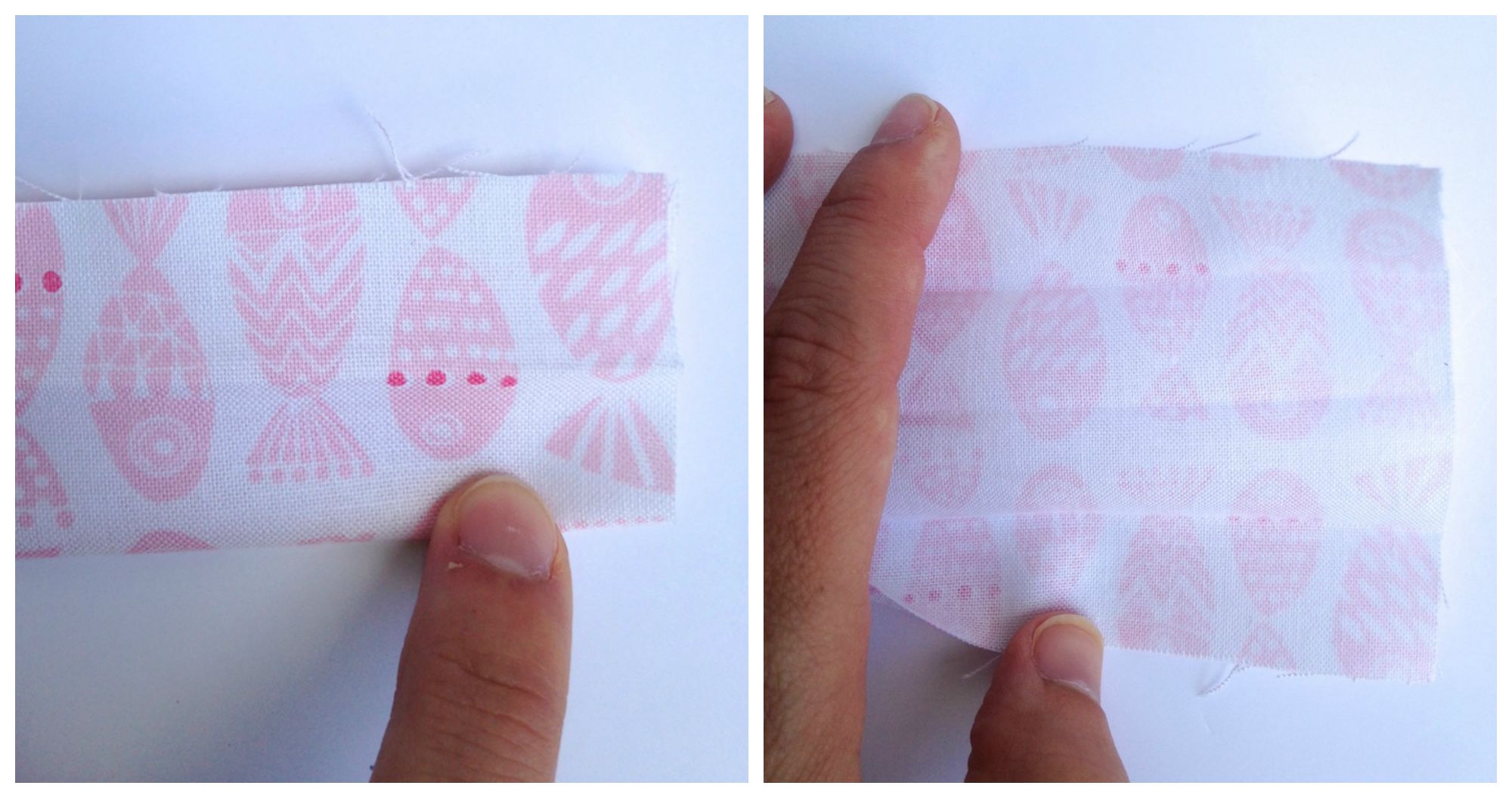 make a 4-fold strap