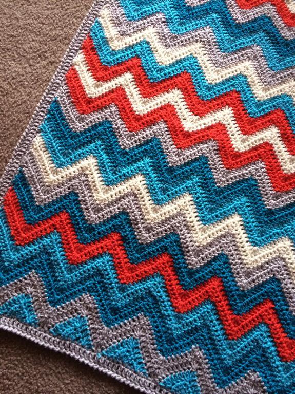 chevron crochet blanket pattern