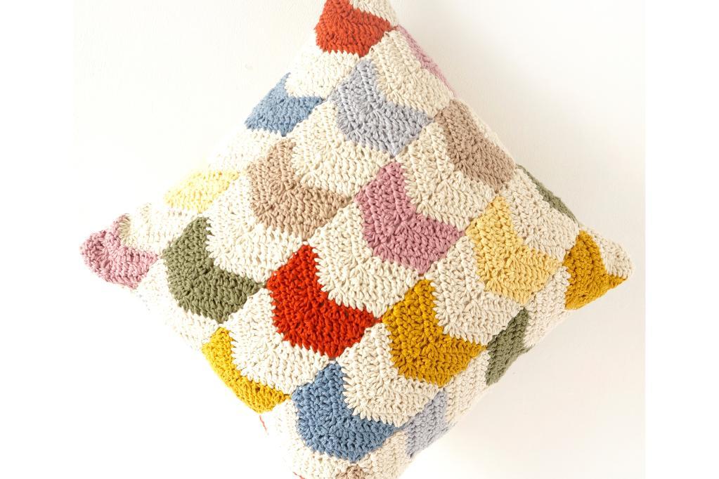 chevron cushion crochet pattern