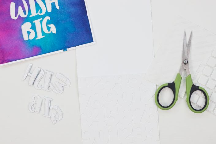 Adding foam adhesive to the back of die cuts