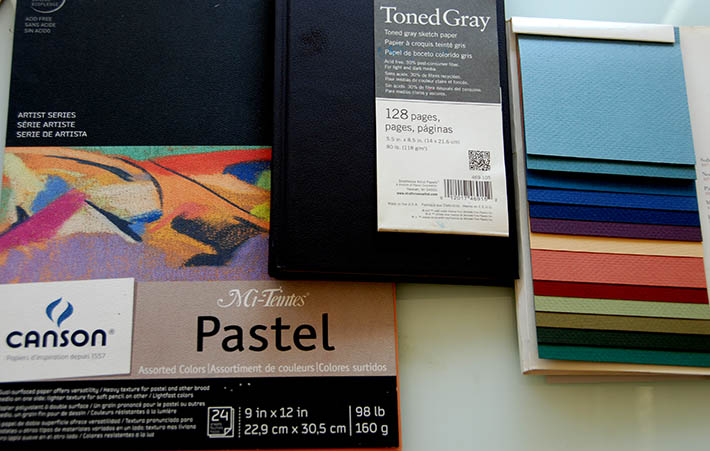 drawing paper assorted colors