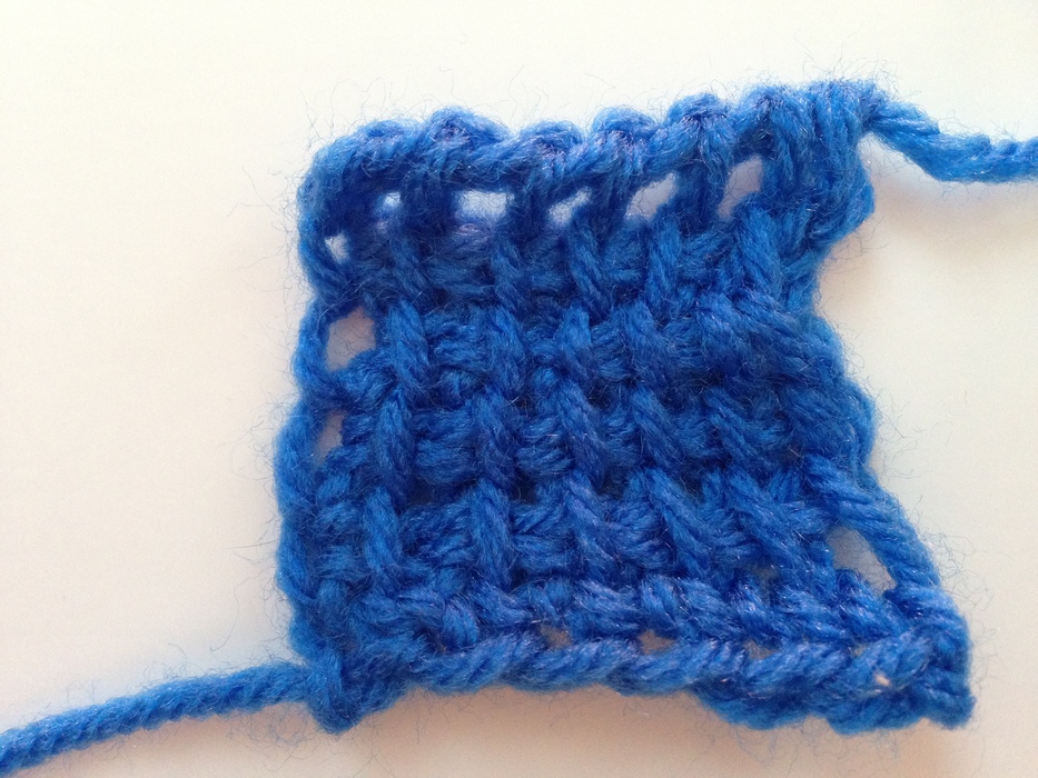 entrelac crochet square
