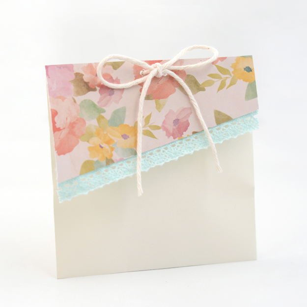 floral flap envelope bag
