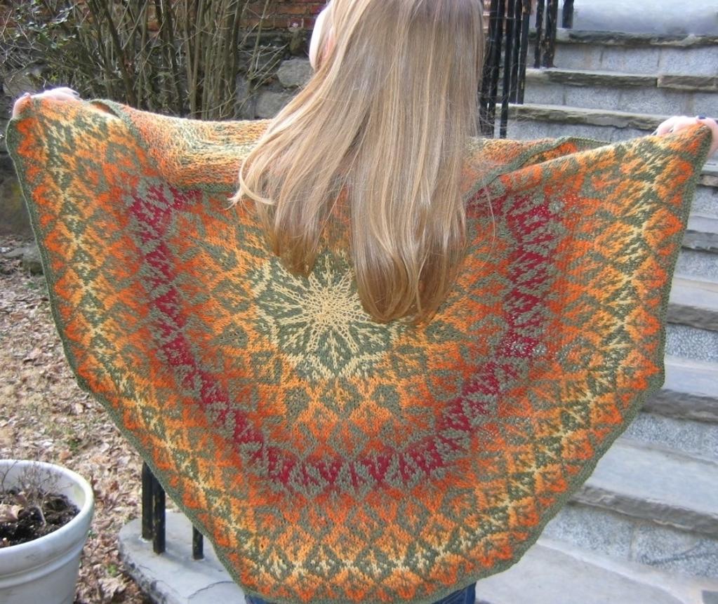 Fall Out Shawl