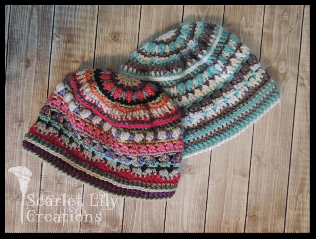 Stitch Sampler Hat Crochet Pattern