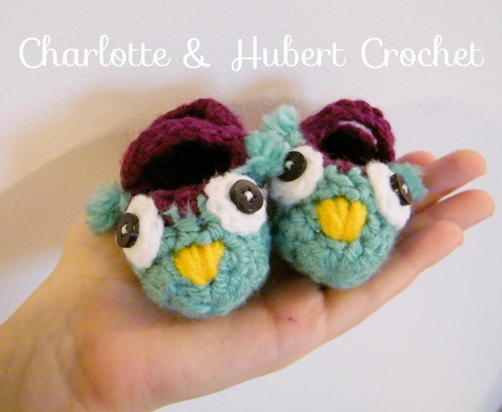 Baby Owl Mary Jane Slippers FREE Crochet Pattern