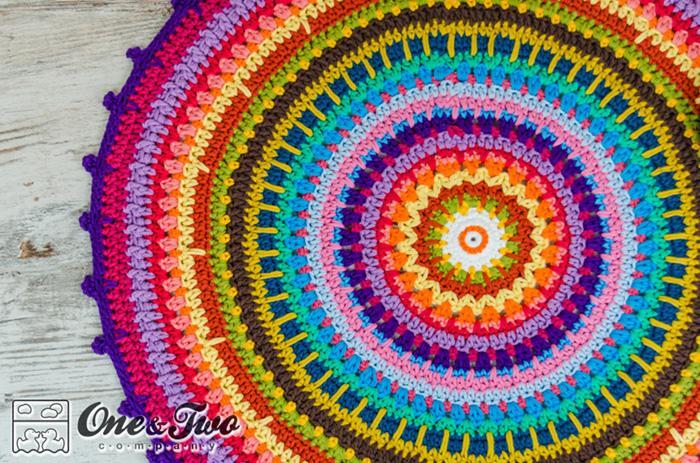 Colorful Crochet Rug Pattern