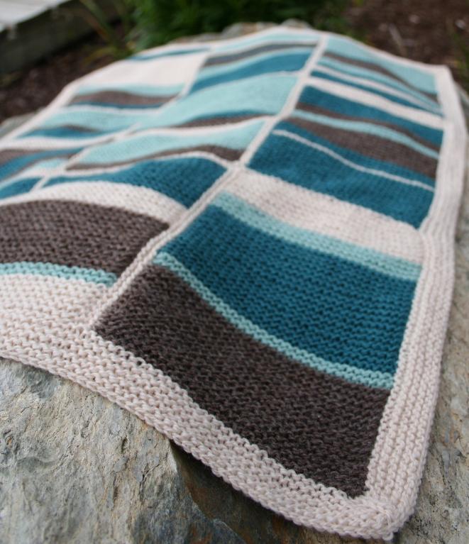 Beach Baby Blanket Knitting Pattern