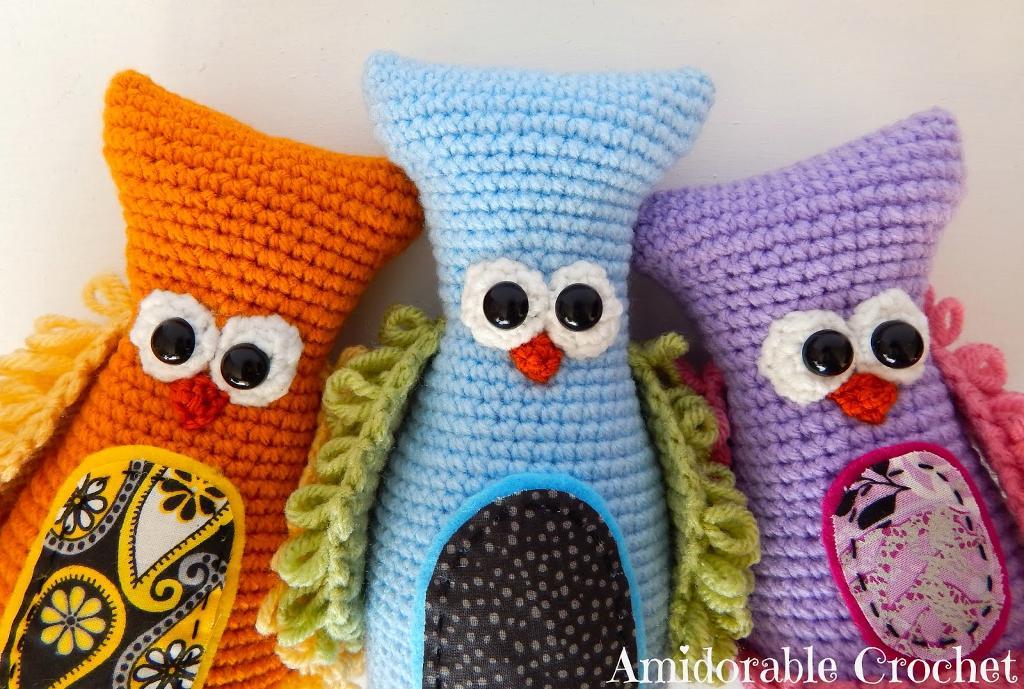 Stuffed Owl Toy FREE Crochet Pattern