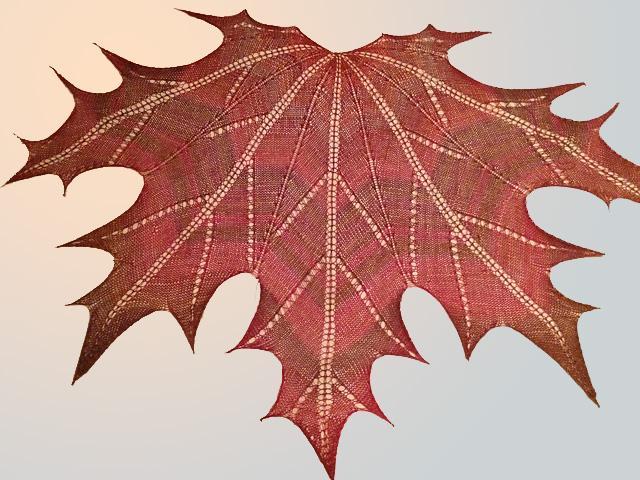 Maple Leaf Shawl