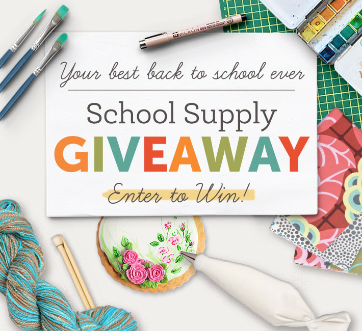 craftsy school supply giveaway