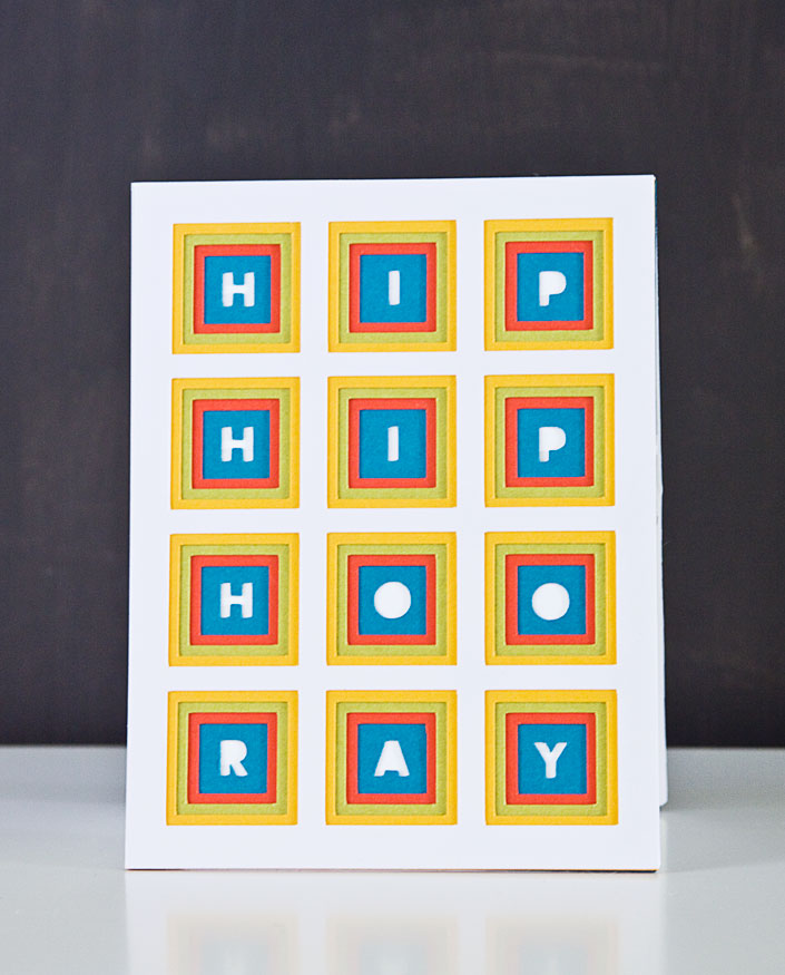 Make a Simple Layered Paper Card with Big Visual Impact (Free Templates Included)